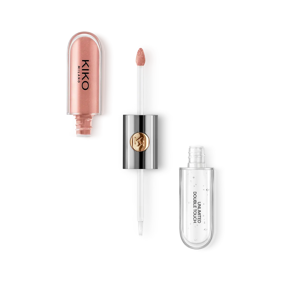 KIKO Unlimited Double Touch - 2x3 ml |  كيكو أحمر شفاه سائل و غلوس - 2x3 مل