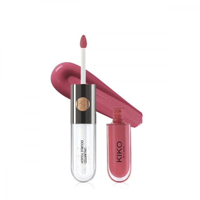 KIKO Unlimited Double Touch - 2x3 ml |  كيكو أحمر شفاه سائل و غلوس - 2x3 مل