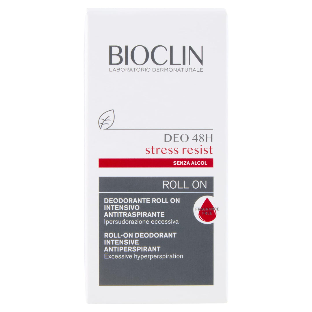 BIOCLIN Deo 48H Stress Resist Roll-On - 50ml | بايو كلين مزيل تعرق ضد التعرق الزائد - 50 مل
