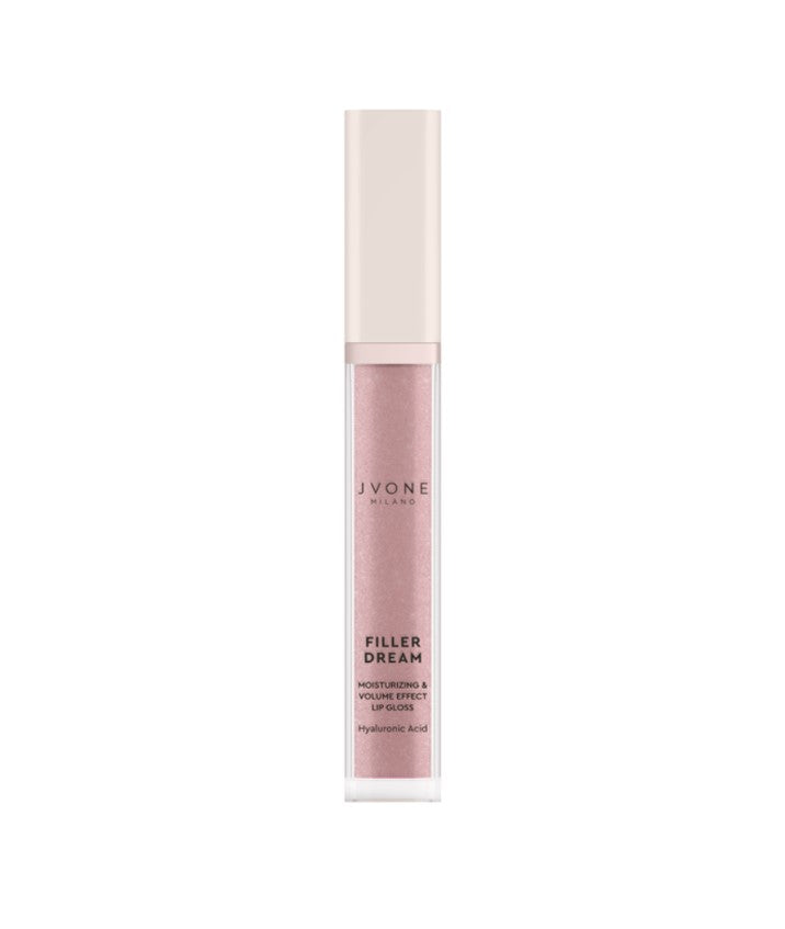 JVONE MILANO Filler Dream Lip Gloss Moisturizing & Volume Effect - 7.5ml | جيفون ميلانو غلوس للشفاه مرطب و مالئ - 7.5 مل