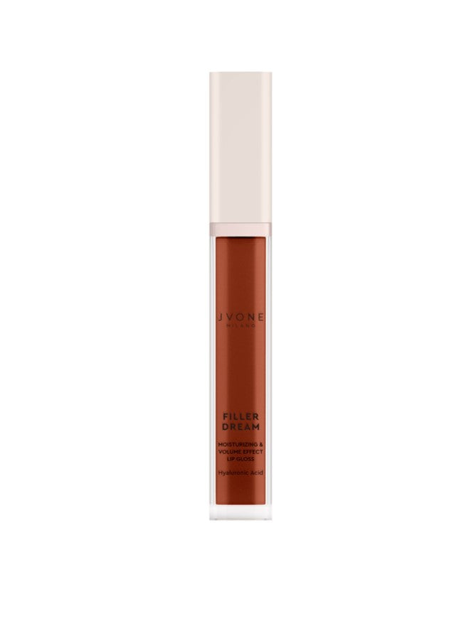 JVONE MILANO Filler Dream Lip Gloss Moisturizing & Volume Effect - 7.5ml | جيفون ميلانو غلوس للشفاه مرطب و مالئ - 7.5 مل