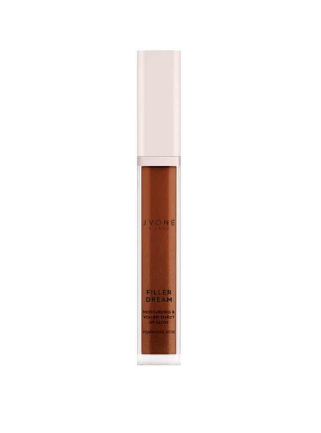 JVONE MILANO Filler Dream Lip Gloss Moisturizing & Volume Effect - 7.5ml | جيفون ميلانو غلوس للشفاه مرطب و مالئ - 7.5 مل