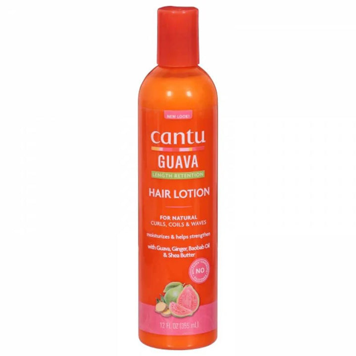 Cantu Guava Length Retention Hair Lotion - 355ml | كانتو لوشن لترطيب الشعر المجعد - 355 مل