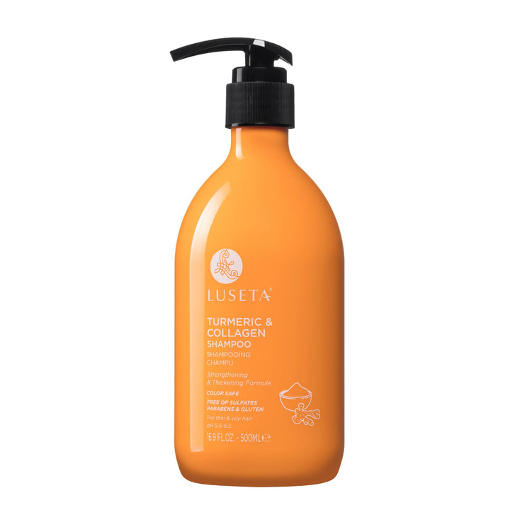 LUSETA Turmeric & Collagen Shampoo - 500ml | لوسيتا شامبو الكركم و الكولاجين - 500 مل