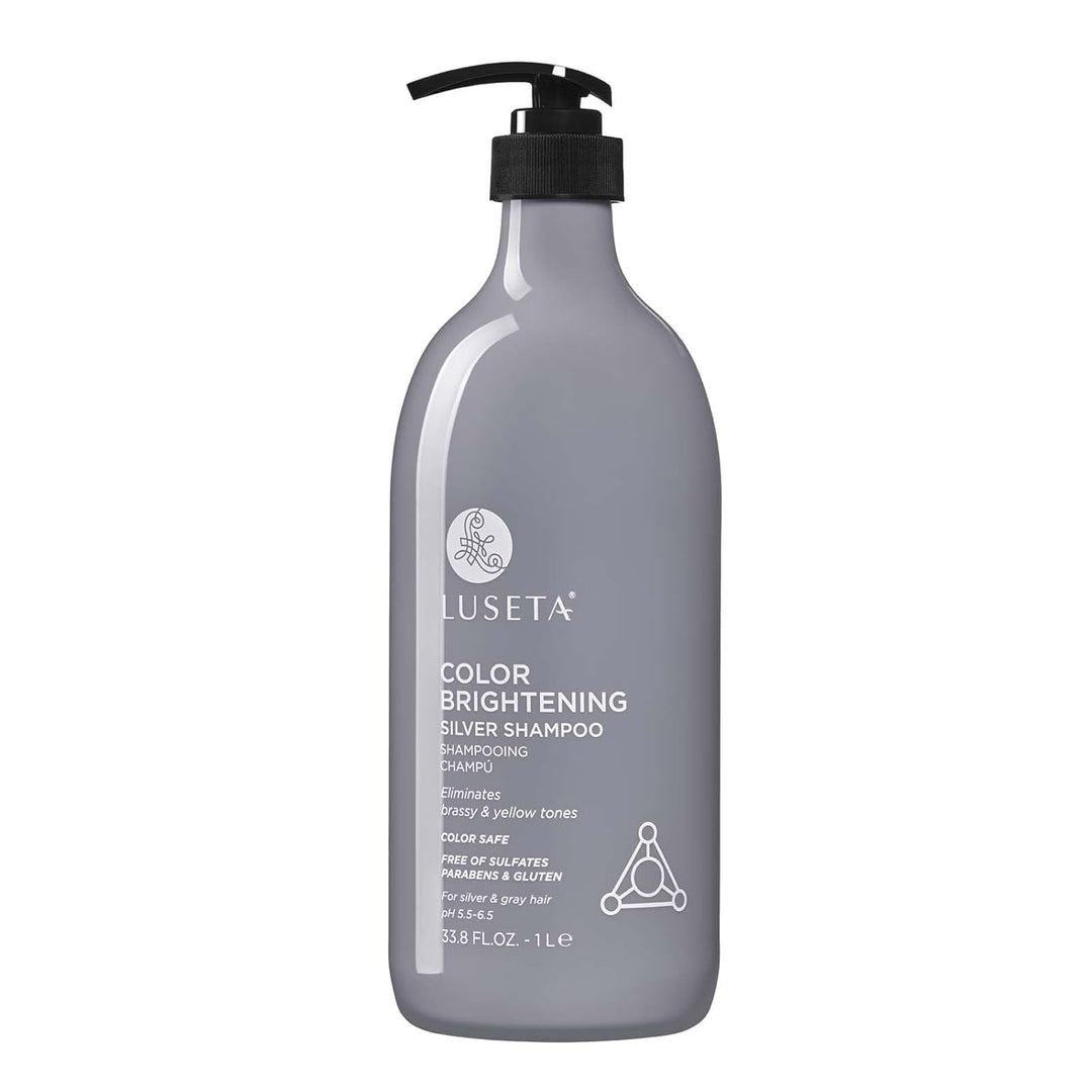 LUSETA Color Brightening Silver Shampoo - 500ml | لوسيتا شامبو سيلفر - 500 مل