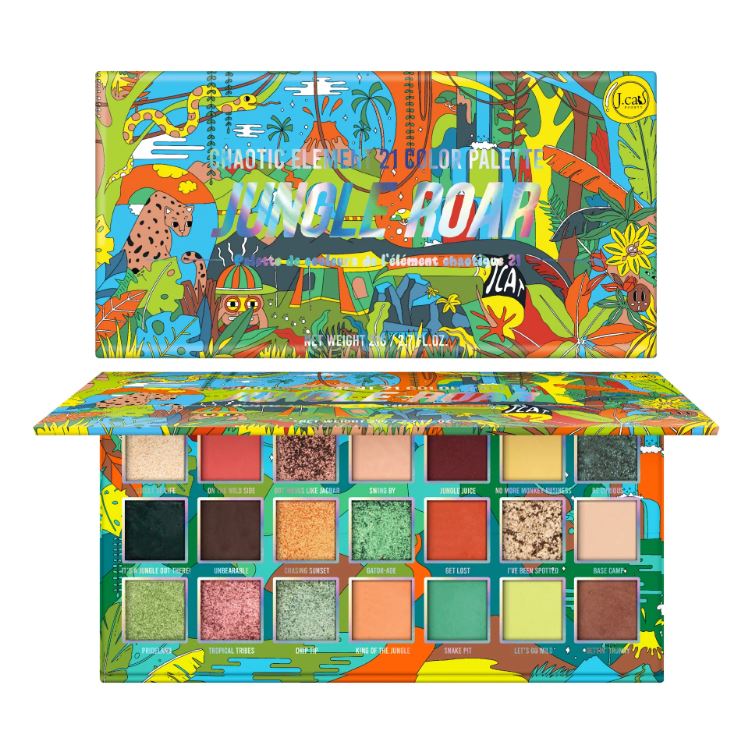 J. Cat Chaotic Element 21 Color Palette| جي كات باليت مجموعة الظلال