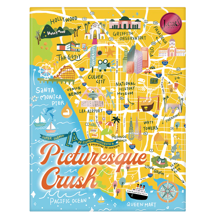 J. Cat BEAUTY Super Scenic 30 Pigment Guidebook - 30g| جي كات ظلال للعيون -30 غرام