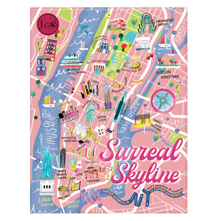 J. Cat BEAUTY Super Scenic 30 Pigment Guidebook - 30g| جي كات ظلال للعيون -30 غرام