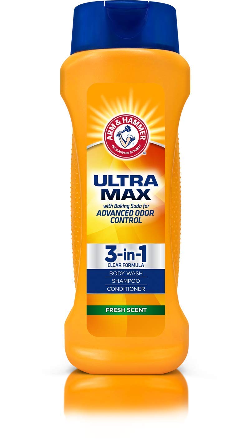 ARM & HAMMER Ultra Max 3-in-1 Shampoo Conditioner Body Wash - 354ml | ارم اند هامر شامبو و بلسم و غسول للجسم في منتج واحد - 354 مل