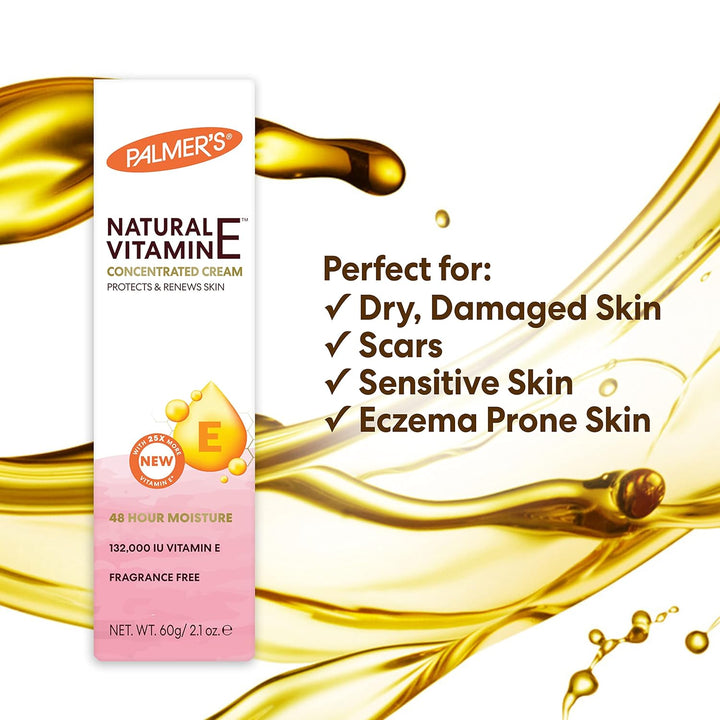 PALMER'S Vitamin E Concentrated Cream - 60g | بالميرز كريم فيتامين اي المركز للجسم - 60 غرام
