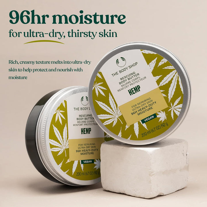The Body Shop Rescuing Body Butter Hemp  - 200ml | ذا بادي شوب زبدة الجسم - 200 مل