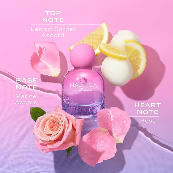 NAUTICA Rose Island EDP - 100ml | عطر نوتيكا روز ايلاند للنساء 100 مل