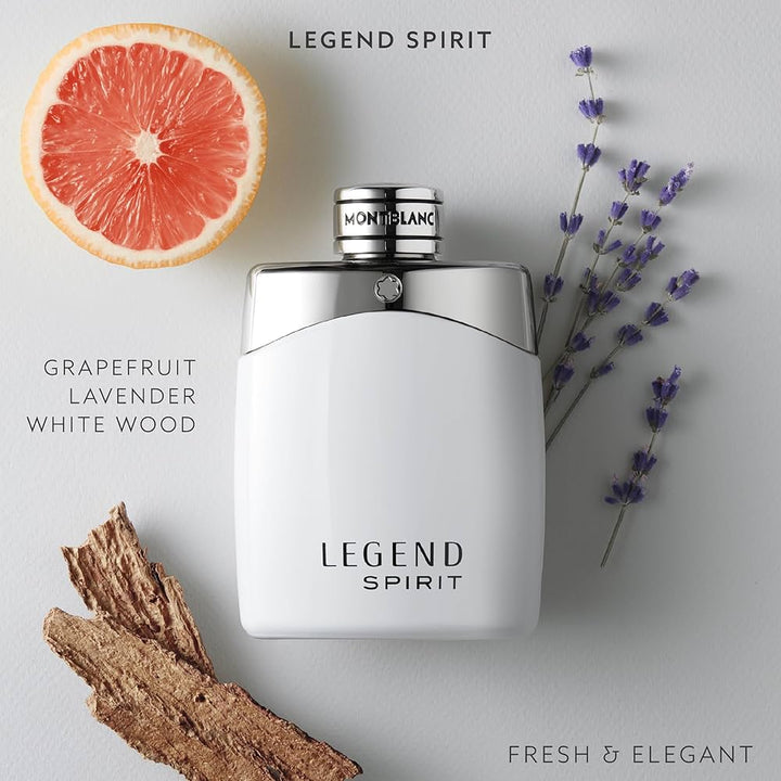 MONTBLANC Legend Spirit Eau De Toilette - 100ml | مونت بلانك عطر ليجند سبيريت او دو تواليت للرجال - 100 مل