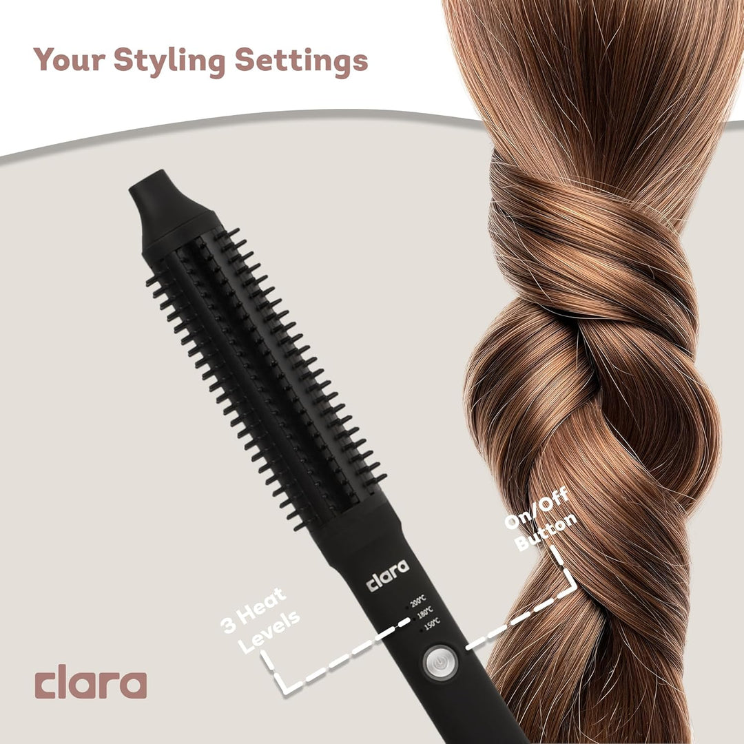 Anti-Frizz Ionic Slim Hot Brush Clara | كلارا  الفرشاة الحرارية النحيفة