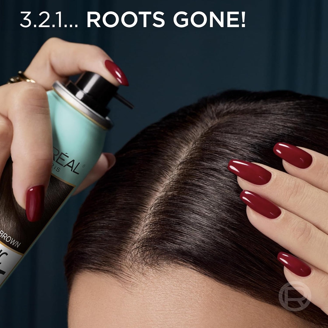L’Oreal Golden Brown  Magic Retouch -75ml|  لوريال سبراي فوري لتغطية الجذور  -75 مل
