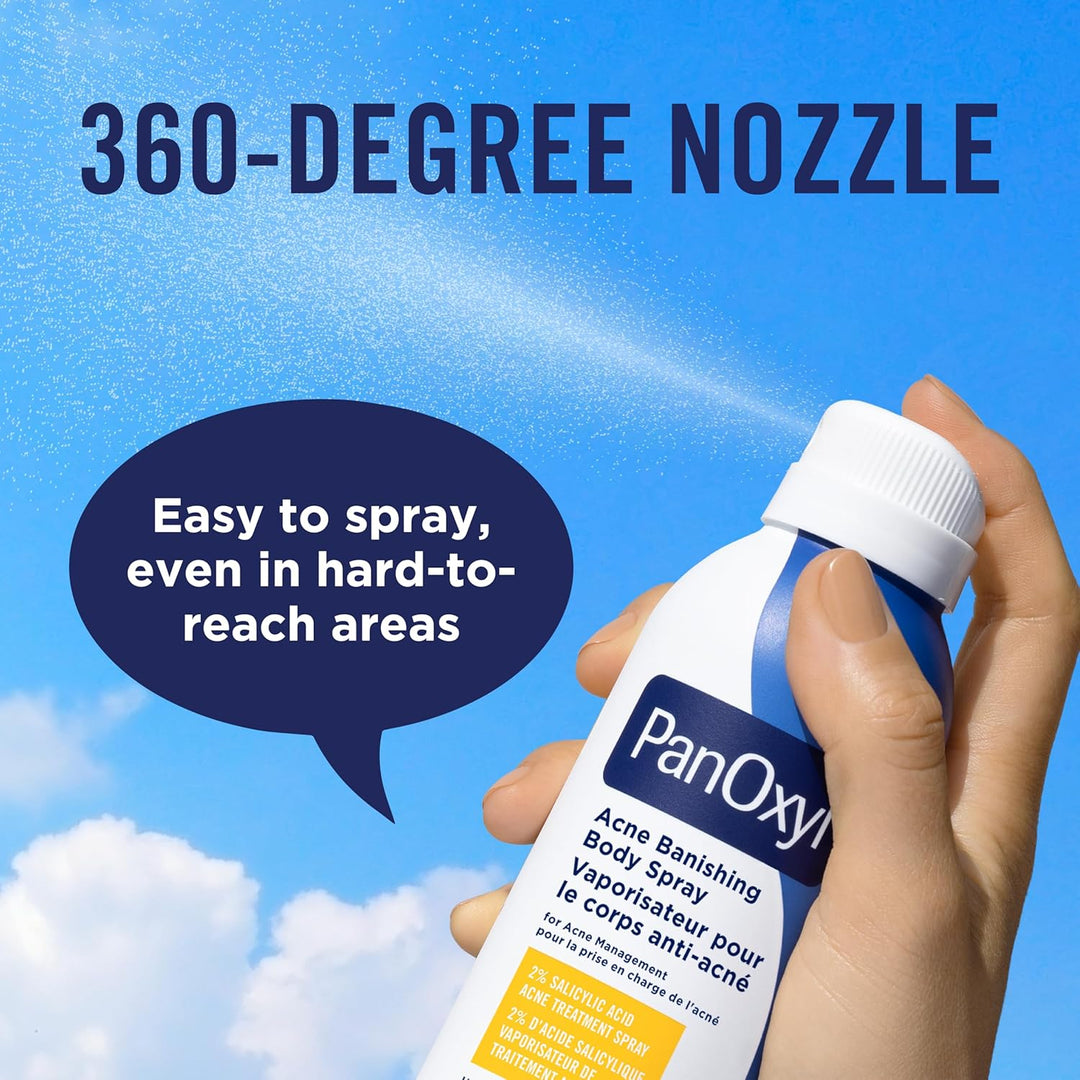 PanOxyl Acne Banishing Body Spray - 170g | بانوكسيل بخاخ الجسم لمعالجة حب الشباب - 170 غرام