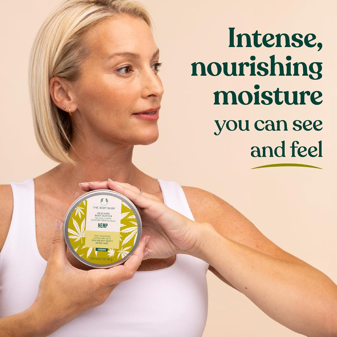 The Body Shop Rescuing Body Butter Hemp  - 200ml | ذا بادي شوب زبدة الجسم - 200 مل