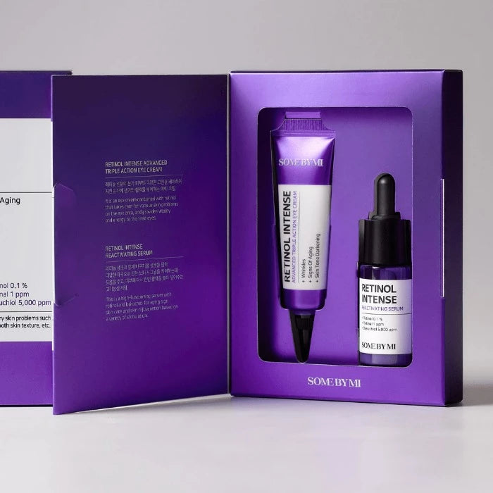 Some By Mi Retinol Intense Trial Kit Buy Online At K-Beauty Shine Some By Mi Retinol Intense Trial Kit - 2Pcs | سوم باي مي مجموعة الريتن – Wonder Beauties