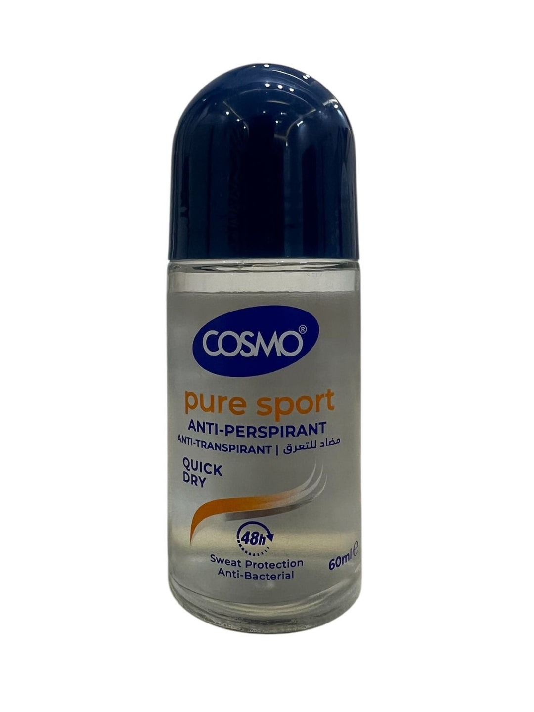 COSMO Quick Dry Anti-Perspirant Anti-Transpirant 48h - 60ml | كوزمو مزيل تعرق رول اون 48 ساعة سريع الجفاف - 60 مل