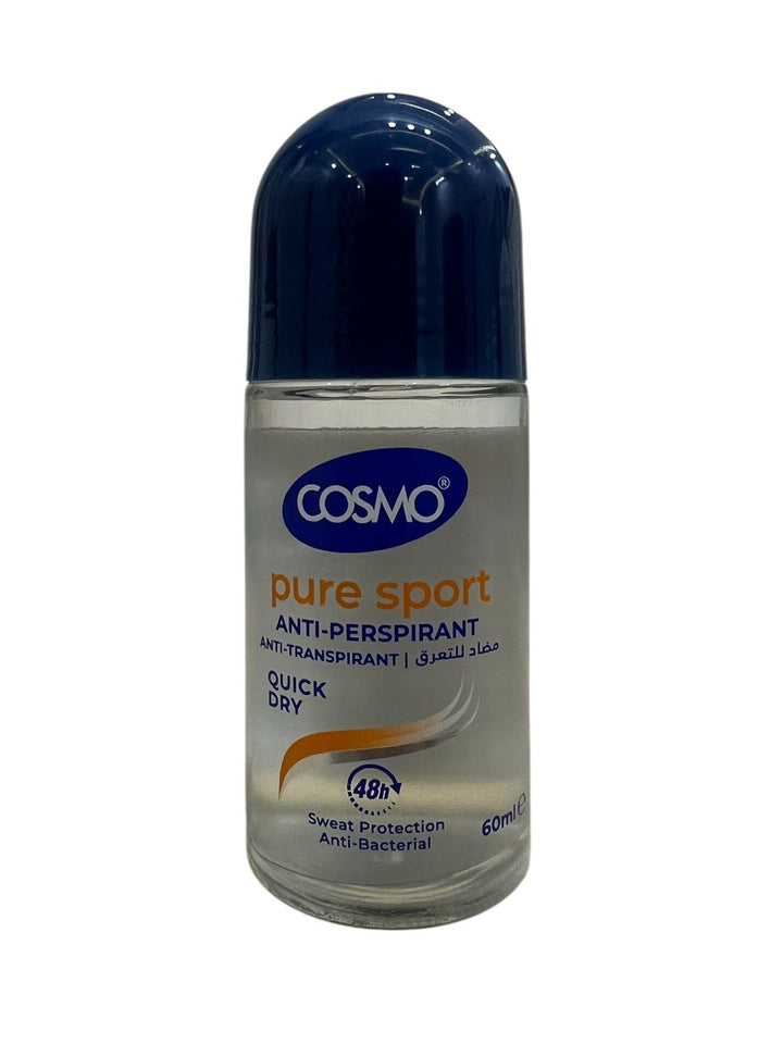 COSMO Quick Dry Anti-Perspirant Anti-Transpirant 48h - 60ml | كوزمو مزيل تعرق رول اون 48 ساعة سريع الجفاف - 60 مل