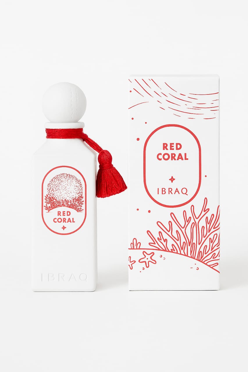 Ibrahim Al-Qurashi Red Coral -Ibraq  100 ML |  عطر رد كورال من ابراهيم القرشي -100 مل