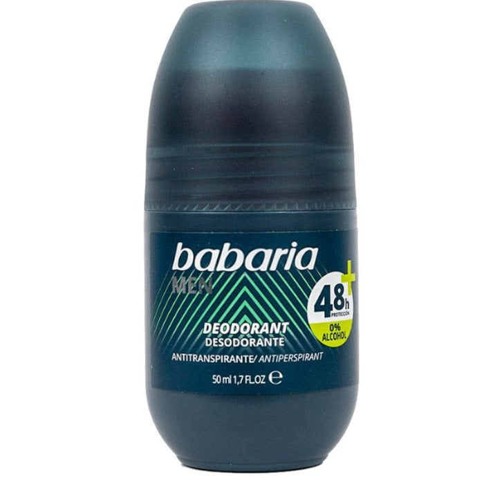 BABARIA Deo Antitranspirante 24h - 50ml | باباريا رول مزيل تعرق 24 ساعة - 50 مل