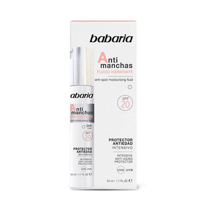 BABARIA Anti Dark Spot Moisturizing Fluid - 50ml | باباريا كريم مرطب مضاد للبقع الغامقة - 50 مل