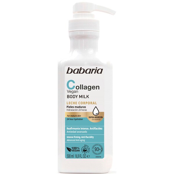 BABARIA Collagen Vegan Body Milk - 500ml | باباريا لوشن للجسم بالكولاجين - 500 مل