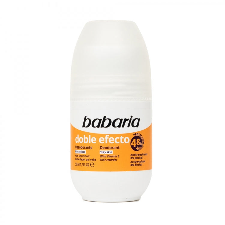 BABARIA Deodorant Roll On Double Effect - 50ml | باباريا رول مزيل تعرق بتأثير ثنائي - 50 مل