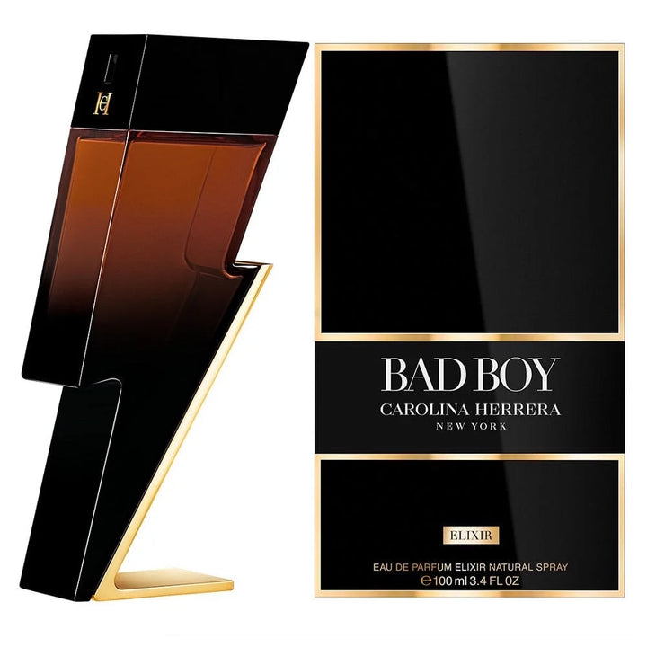 Carolina Herrera Bad Boy Elixir EDP - 100ml |  عطر كارولينا هيريرا باد بوي إليكسير للرجال 100 مل