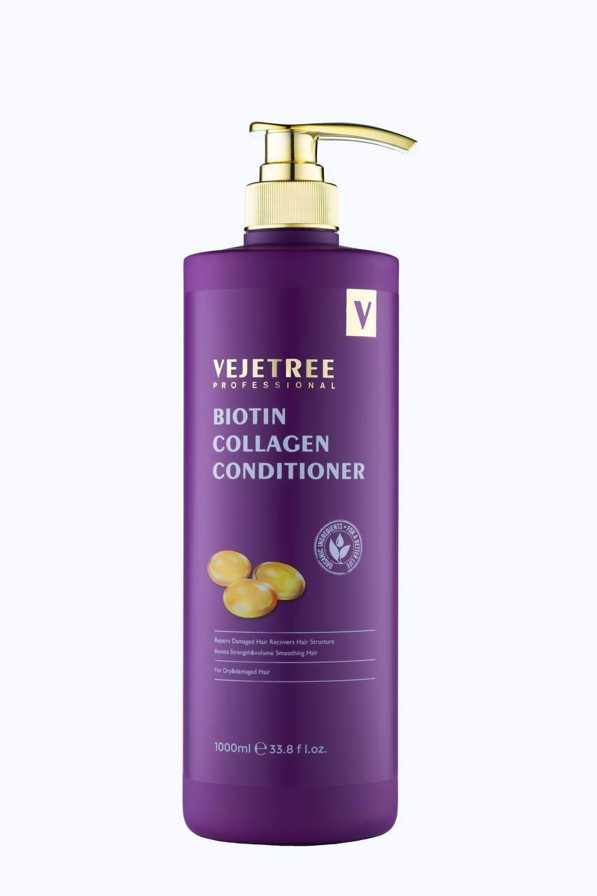 Vejetree Biotin Collagen Conditioner - 1000ml | بلسم للشعر بالبيوتين و الكولاجين - 1000 مل