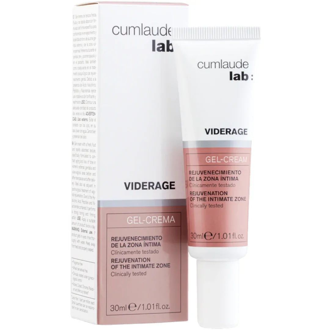 cumlaude lab VIDERAGE GEL-CREMA - 30ML |  كملاودي للعناية بالبشرة الحساسة وتعزيز التماسك والمرونة - 30 مل