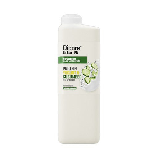 Dicora Shower Cream Yogurt & Cucumber - 750ml | ديكورا جل استحمام كريمي باللبن والخيار - 750 مل