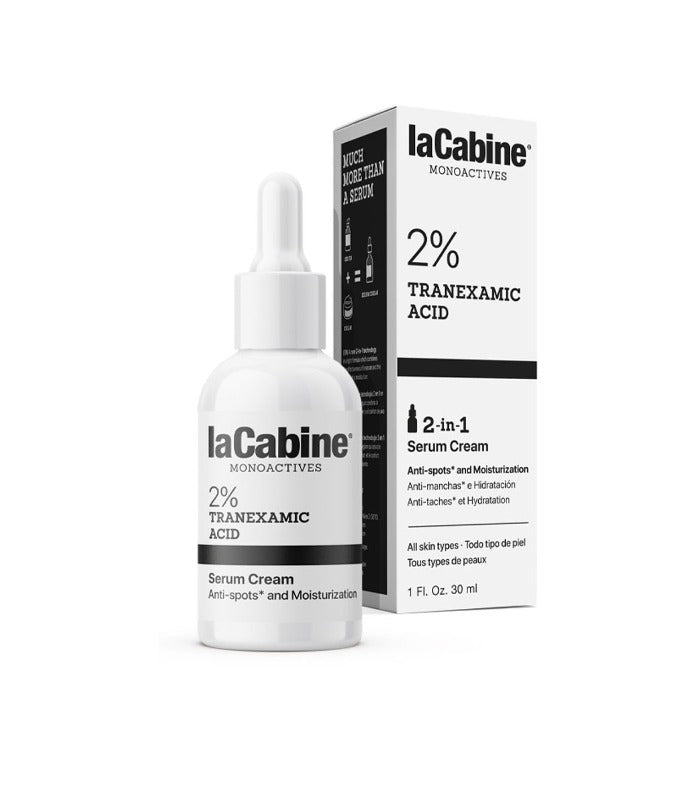 Lacabine Anti-spot and moisturizing cream serum 2% Tranexamicacid - 30ml | لاكابن سيروم كريم مرطب ومضاد للبقع 2% حمض الترانيكساميك - 30 مل