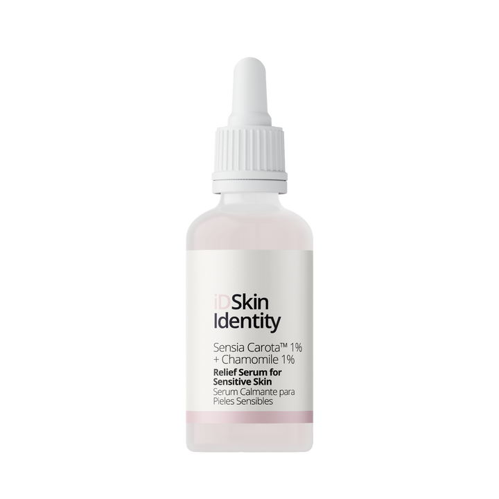 iD Skin Identity Relief Serum for Sensitive Skin 2% - 30ml | اي دي سكين سيروم مُهدِّئ للبشرة الحساسة - سينسيا كاروتا 1% + بابونج 1% - 30 مل