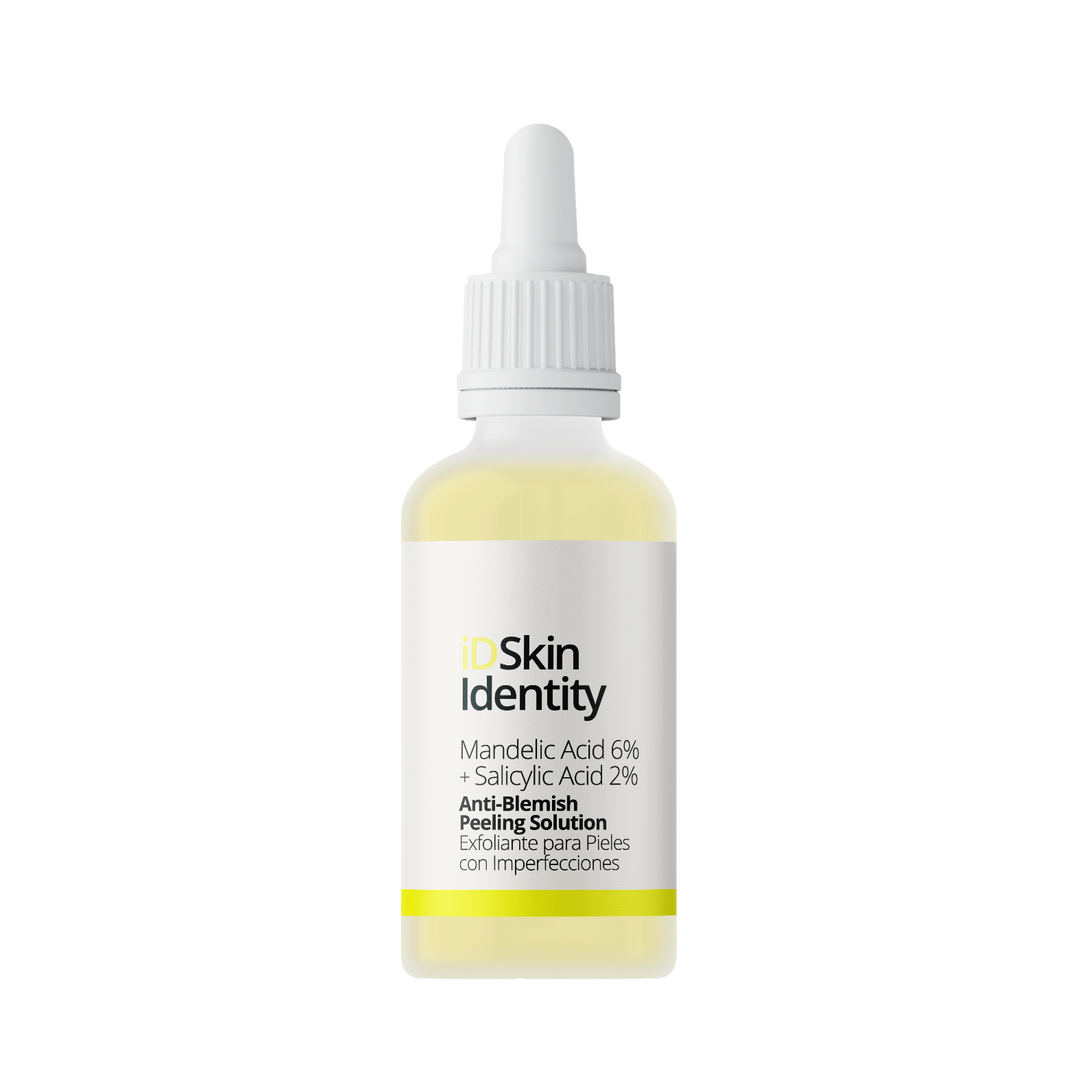 iD Skin Identity mandelic acid 6% + salicylic acid 2% - 30ml | اي دي سكين مقشر مضاد لعيوب البشرة - حمض الماندليك 6% + حمض الساليسيليك 2% - 30 مل