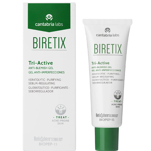 Cantabria Labs BIRETIX Tri-Active Anti-Blemish Gel - 50ml| كانتابريا لابز  جل ثلاثي الفعالية مضاد للبقع-50 مل