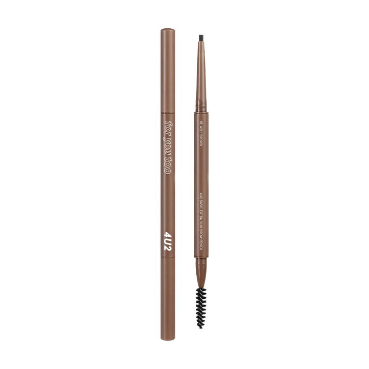 4U2 BASIC EXTRA SLIM BROW PENCIL - 0.08g | فور يو تو قلم تحديد الحواجب - 0.08 غرام