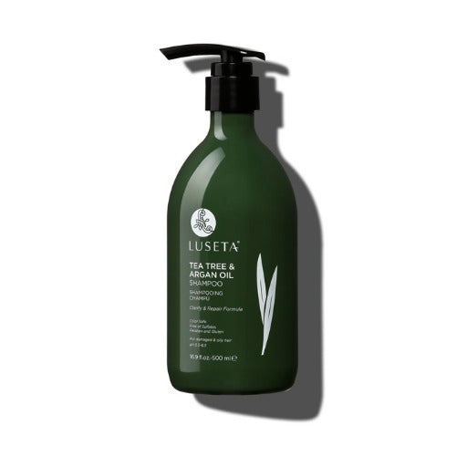 LUSETA Tea Tree & Argan Oil Shampoo - 500ml |لوسيتا شامبو بزيت الارغان و شجرة الشاي - 500 مل