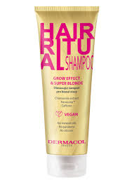DERMACOL Hair Shampoo Grow Effect & Super blonde - 250ml | ديرماكول شامبو للشعر الأشقر - 250 مل