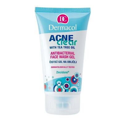 DERMACOL AcneClear Antibacterial Face Wash - 150ml | ديرماكول غسول جل لمعالجة حب الشباب - 150 مل