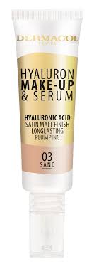 DERMACOL Hyaluron Make-Up & Serum Makeup - 25g | ديرماكول سيروم كريم أساس - 25 غرام