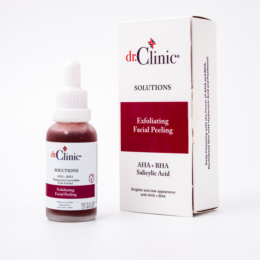 dr.Clinic Exfoliating Facial Peeling AHA - 30ml| دكتور كلينك سيروم الاحماض المقشر -30 مل