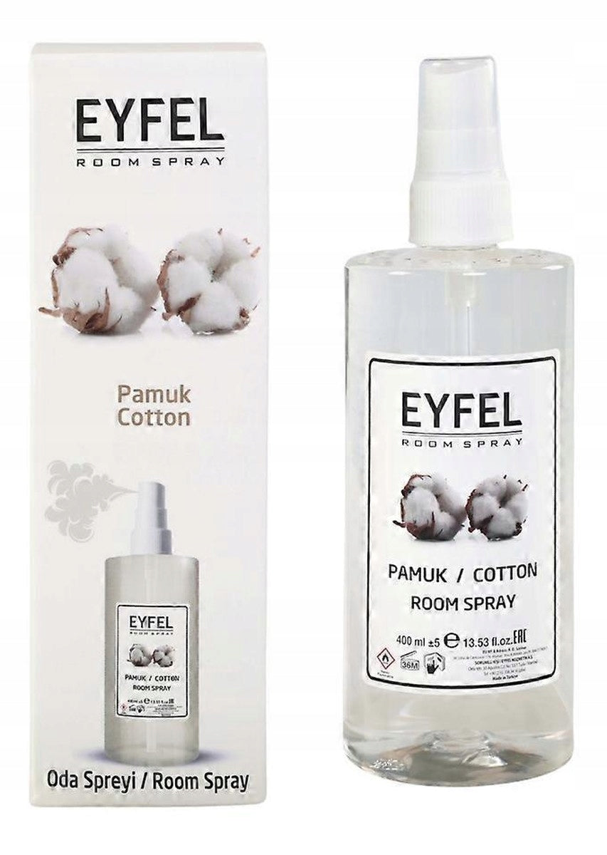 EYFEL Cotton Room Spray - 400ml | ايفل بخاخ معطر برائحة القطن - 400 مل