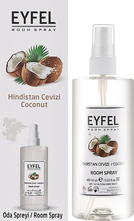 EYFEL Coconut Room spray - 400ml | ايفل بخاخ معطر بجوز الهند - 400 مل