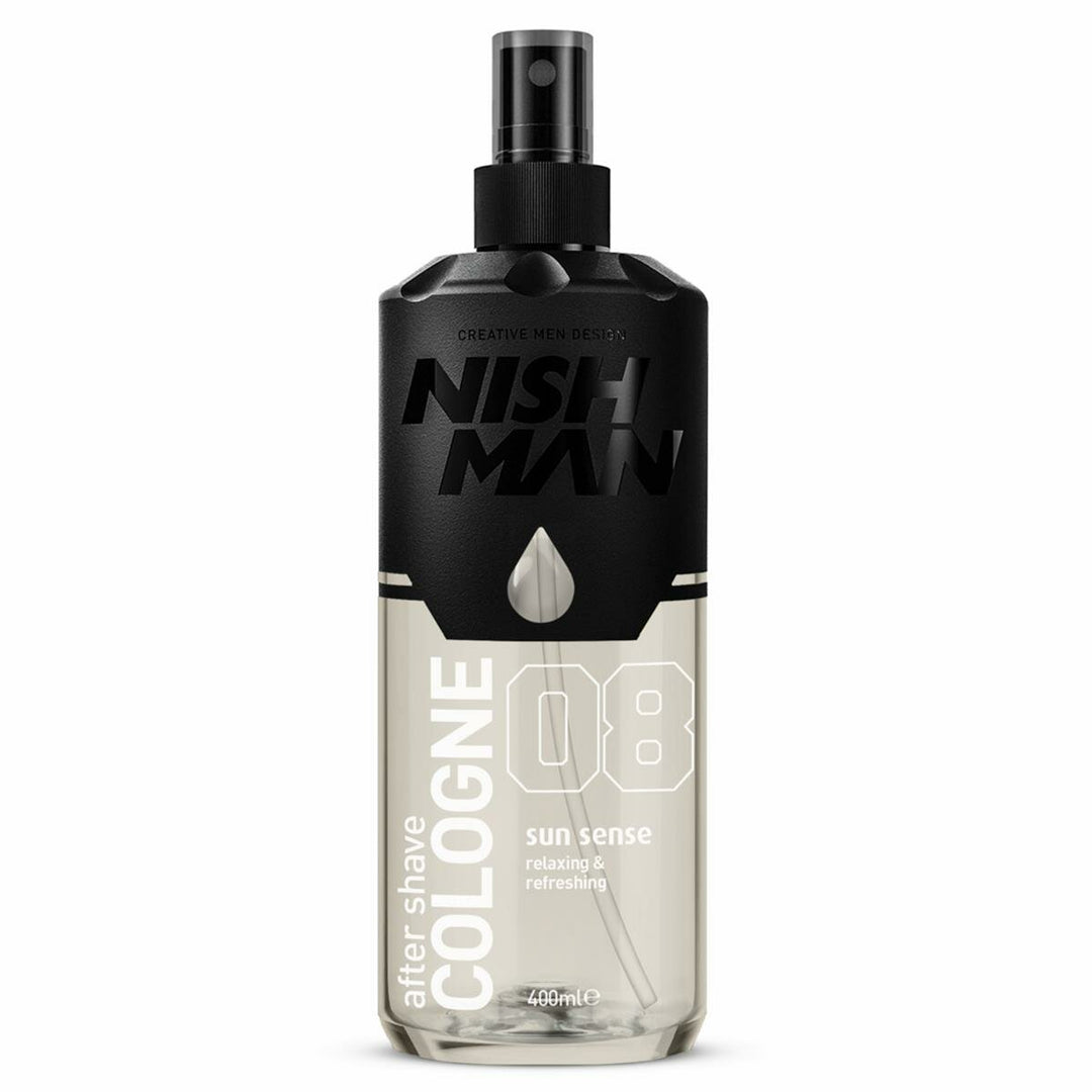 NISH MAN Cologne Sun sense - 400ml| نايش مان كولونيا بعد الحلاقة -400 مل