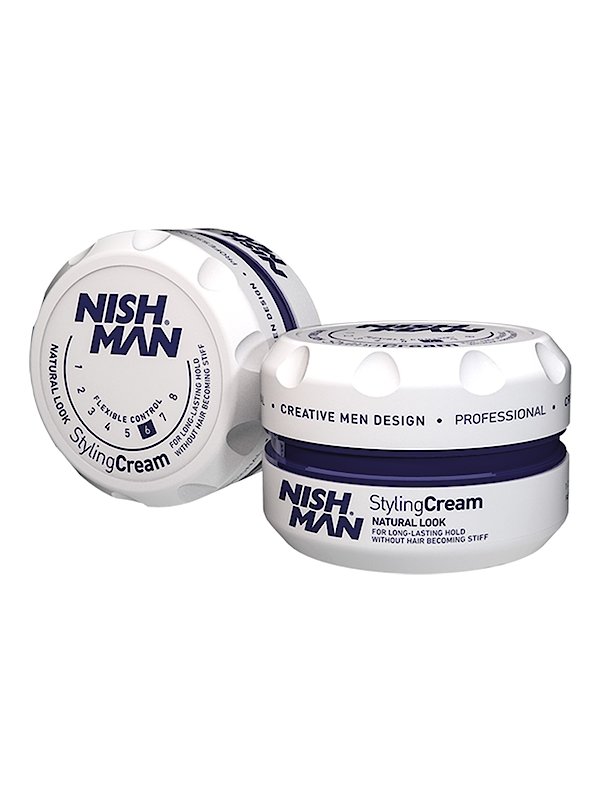 NISH MAN Styling Cream Natural Look  - 150ml| نايش مان  كريم تصفيف الشعر للرجال -150 مل