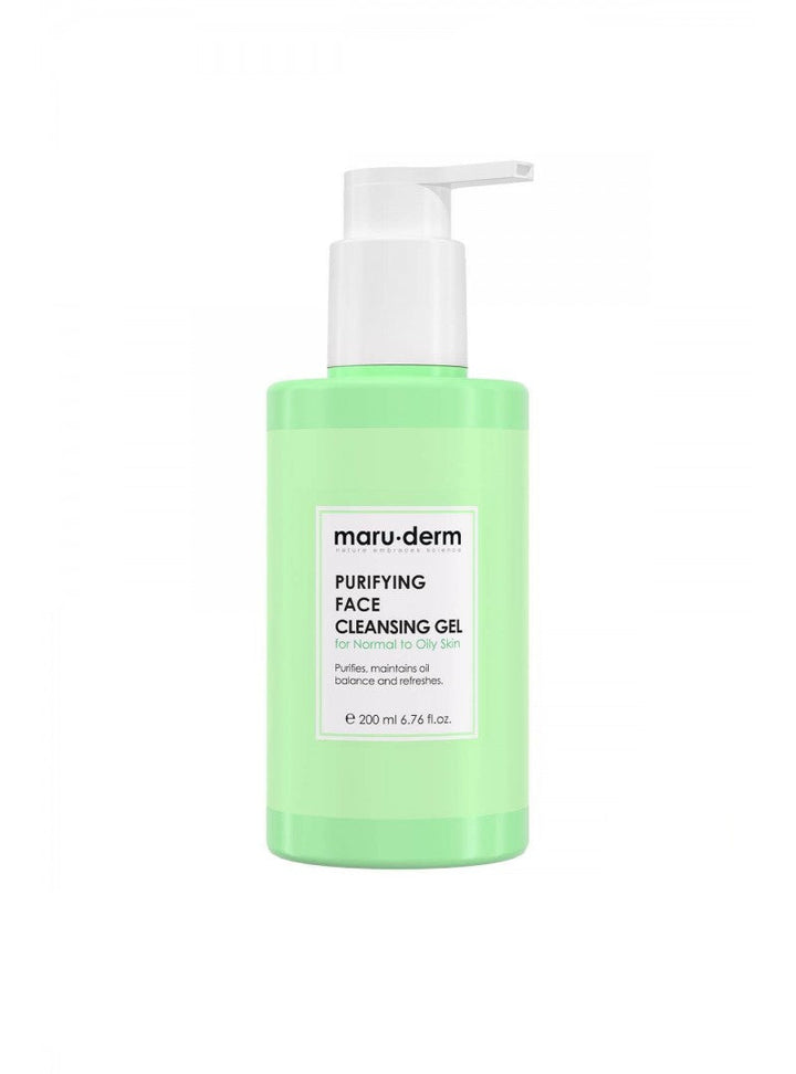 maru.derm Purifying Face Cleansing Gel For normal to oily Skin - 200ml | مارو.ديرم غسول منقي للبشرة العادية الى الدهنية - 200 مل