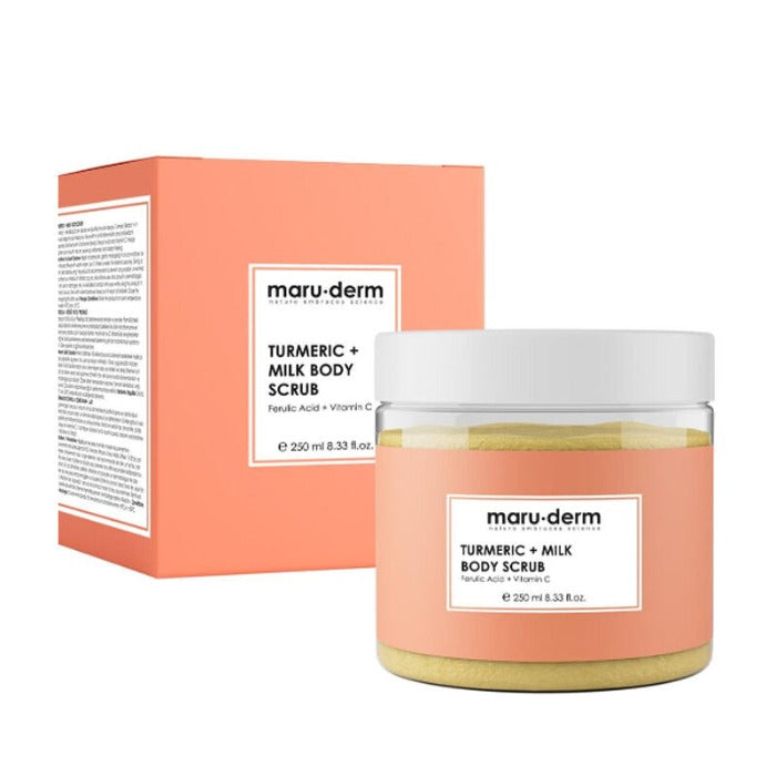 maru.derm Turmeric + Milk Body Scrub - 250ml | مارو.ديرم مقشر الجسم بالكركم - 250 مل