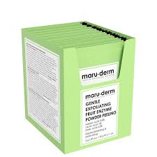 maru.derm Gentle Exfoliating Fruit Enzyme Powder Peeling - 2gx30pcs | مارو.ديرم بودرة تقشير خفيفة بانزيمات الفواكه - 2 غرامx 30 قطعة